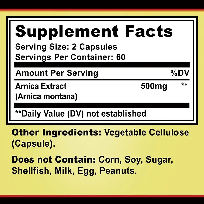 Arnica Montana 120 Capsulas