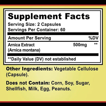 Arnica Montana 120 Capsulas